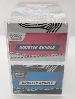 2x Pokemon SV10.5 Black Bolt White Flare Sealed Booster Bundle Display W/Acrylic - Image 5