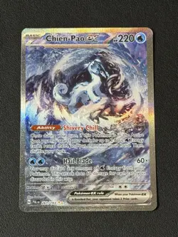 Chien-Pao ex SIR 261/193 SV02: Paldea Evolved Pokemon TCG Near Mint - Image 1