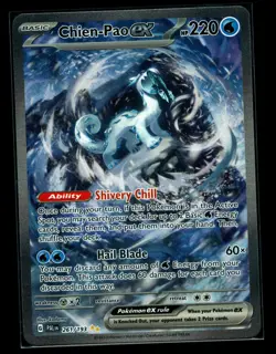 Pokemon Chien-Pao EX 261/193 Sv02 Paldea Evolved Special Illustration Rare NM - Image 1