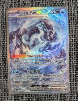 Chien-Pao ex Special Illustration Rare Pokemon SV02: Paldea Evolved 261/193 NM - Image 1