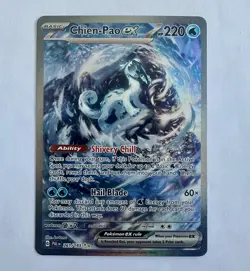 Pokemon TCG: Chien-Pao ex 261/193 Sv02: Paldea Evolved Holo NM - Image 1