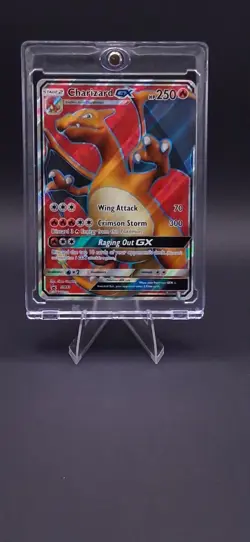 Charizard GX SM60 Full Art Ultra Rare Promo Sun & Moon Pokemon Card NM/M - Image 1