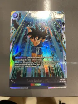 Dragon Ball Card Game Fusion World Son Goku : GT FB07-122 Secret Rare - Image 1