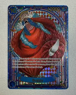 RARE Buggy OP09-051 SP Gold - One Piece The Azure Sea’s OP14 Pack Fresh Card! - Image 1