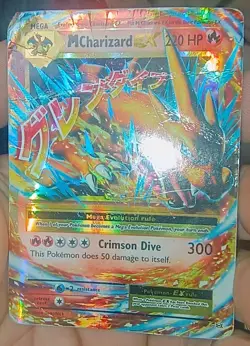 Pokemon Mega CHARIZARD EX 13/108 XY Evolutions Holo Ultra Rare Trading Card HP - Image 2