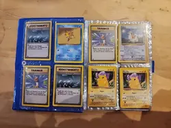 Lot Of Base Set Pokemon Cards Foreign Cards In Binder. S5 - Image 5