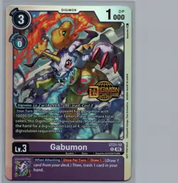 Gabumon | ST21-10 R | Starter Deck 21: Hero of Hope Release Event Cards | NM - Image 1