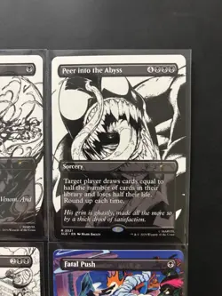 MTG Secret Lair Spider-Man Venom Unleashed (Inks) SLD Non-Foil Marvel - Image 4