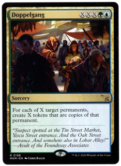 Doppelgang 0198 Non Foil Rare Murders at Karlov Manor MTG Near Mint - Image 1