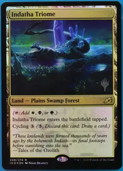 Indatha Triome (Promo Pack) FOIL Ikoria: Lair of Behemoths Promos NM (510512) - Image 1