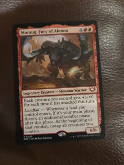 Moraug, Fury of Akoum Commander: Edge of Eternities Regular - Image 1