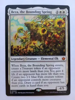 MTG - 1x Beza The Bounding Spring - Bloomburrow - NM - Image 1