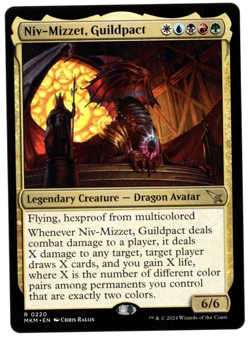 Niv-Mizzet, Guildpact 0220 Non Foil Rare Murders at Karlov Manor MTG Near Mint - Image 1