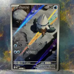 2025 Pokemon Mega Evolution Snover Illustration Rare #140/132 - Image 1