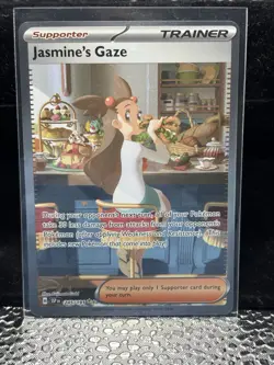 Pokemon TCG Jasmine's Gaze Full Art Holo Trainer Surging Sparks #245/191 - Image 1