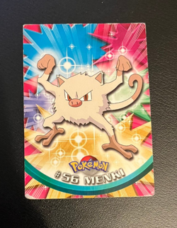 1999 Topps Pokemon Blue Logo TV Animation Edition Menki #56 - Image 1