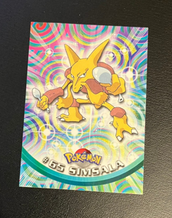 1999 Topps Pokemon Blue Logo TV Animation Edition Simsala #65 - Image 1