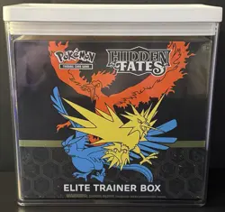 Pokemon TCG Hidden Fates Elite Trainer Box ETB w/ Case. New & Factory Sealed - Image 1