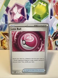 Love Ball 156/167 Uncommon Regular - Pokemon TCG Twilight Masquerade NM - Image 1