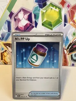 N’s PP Up 195/217 Uncommon Regular - Pokemon TCG Ascended Heroes - NM - Image 1