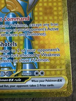 Pokemon TCG Iron Crown EX Gold SV05: 216/162 Temporal Forces Hyper Rare - Image 4