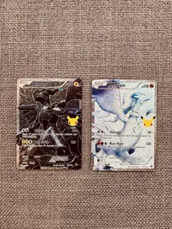 Pokemon 25th Anniversary Celebrations Reshiram & Zekrom Lot, NM - Image 1