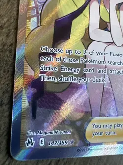 Pokemon TCG Elesa’s Sparkle 147/159 Full Art Trainer Crown Zenith Near Mint - Image 3