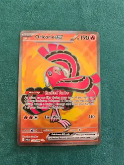 Oricorio ex 110/094 Pokemon TCG Phantasmal Flames Full Art - Image 1
