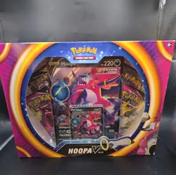 POKEMON TCG Hoopa V Box Fusion Strike Sword & Shield Factory Sealed - Image 1