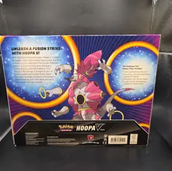 POKEMON TCG Hoopa V Box Fusion Strike Sword & Shield Factory Sealed - Image 5