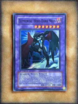 Yugioh Elemental Hero Dark Neos DP03-EN014 Super Rare 1st Ed NM - Image 1