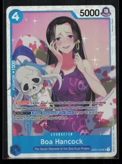 Boa Hancock OP01-078 One Piece Romance Dawn Super Rare Near Mint - Image 1