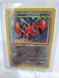 Scizor 10/75 Neo Discovery Holo MP Pokemon TCG - Image 2