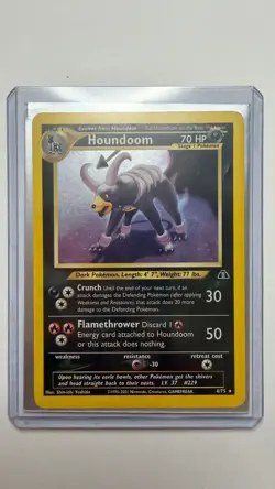 Pokemon Cards: Excellent Condition Houndoom 4/75 Neo Discovery Holo - Image 1