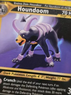 Houndoom 23/75 Neo Discovery Unlimited Rare Pokemon Card - Image 2