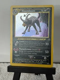Pokemon TCG Neo Discovery Unlimited Holo Rare Houndoom 4/75 - Image 2
