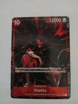 Shanks OP09-004 ALT ART Emperors in the New World One Piece Card Game CCG - Image 1