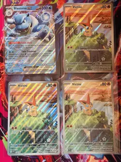Jumbo Pokemon TCG Card Lot Of 50 Jumbo Cards Binder Kept - Image 3