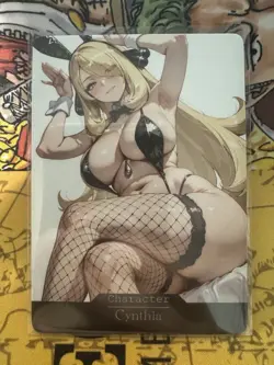 Cynthia Pokemon ACG Goddess Story Waifu Anime Custom Card - Image 1
