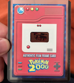 Pokemon 2000 The Movie Authentic Film Frame Card Team Rocket with Meowth - Image 2