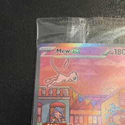 Pokemon Mew ex 053 Scarlet & Violet Promo Full Art Holo EX Card English - Sealed - Image 4
