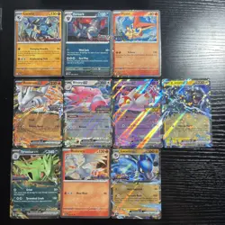 Lot Of 10 Stamped Pokemon Promo Cards, lucario, reshiram, tyranitar, Zekrom (a) - Image 1