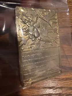 1999 Charizard Gold Plated Bar #006 Card Limited Ed Burger King Pokemon - Image 4