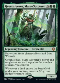 MTG Greensleeves, Maro-Sorcerer Dominaria United Commander 27 - Image 1