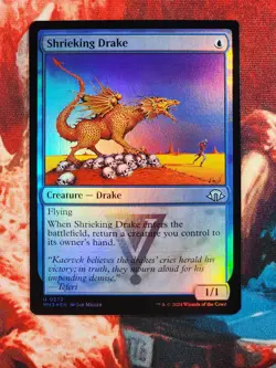 Shrieking Drake Foil Modern Horizons 3 Magic Gathering MTG MH3 - Image 1