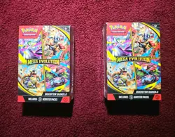 PoKeMoN TCG: Mega Evolution Booster Bundle Factory Sealed (x2) - Image 1