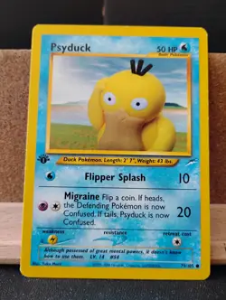 Pokemon - Psyduck Neo Destiny 79/105 Common 1st Edition LP - Image 1