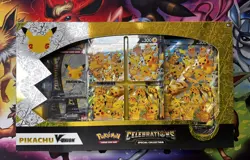 Pokemon Celebrations 25th Anniversary Pikachu V-union Special Collection MINT! - Image 1