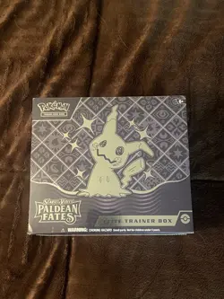 Pokemon TCG Scarlet & Violet Paldean Fates ETB Elite Trainer Box NEW Sealed - Image 1