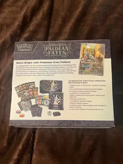 Pokemon TCG Scarlet & Violet Paldean Fates ETB Elite Trainer Box NEW Sealed - Image 3
